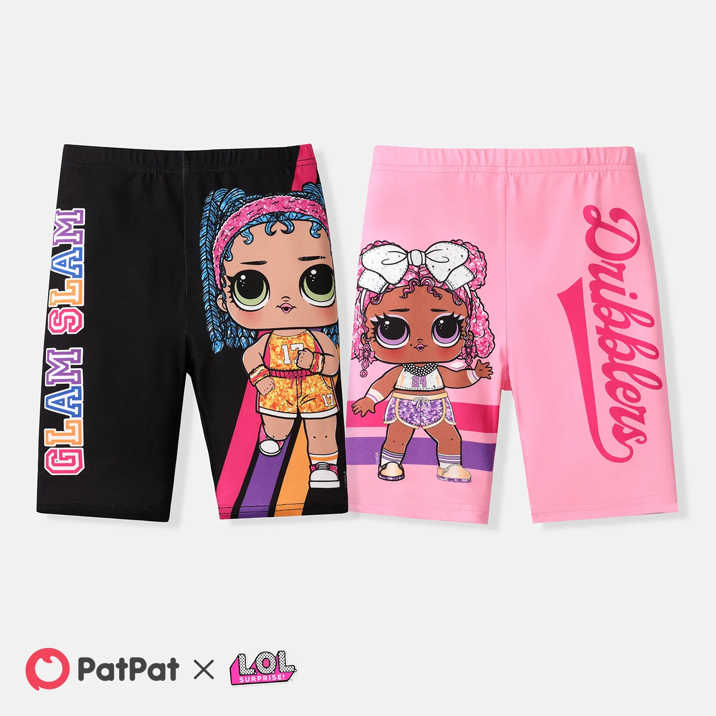 L.O.L. SURPRISE! Kid Girl Eco-friendly RPET Fabric Character Print Leggings Shorts  image 5