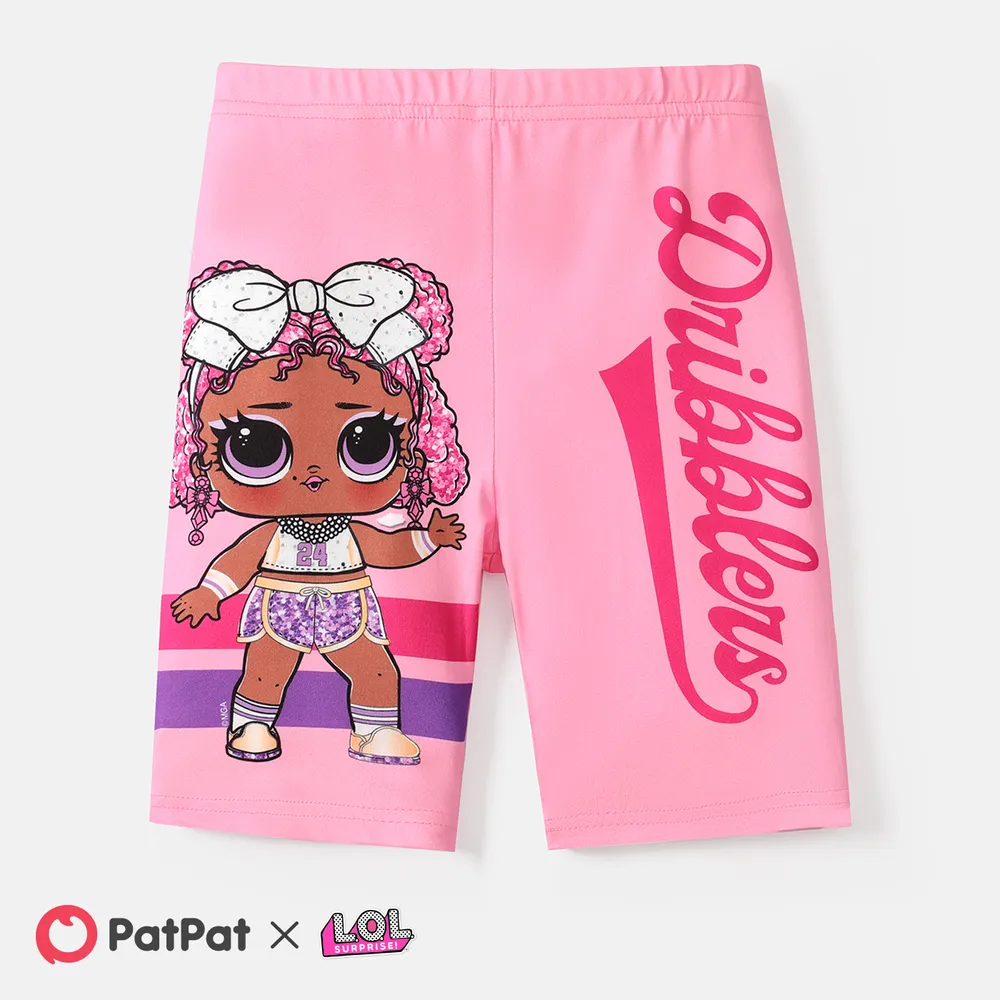 L.O.L. SURPRISE! Kid Girl Eco-friendly RPET Fabric Character Print Leggings Shorts  big image 1