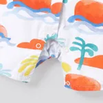 Baby Boy/Girl 100% Cotton Allover Coconut Tree Print Short-sleeve Romper Colorful image 4