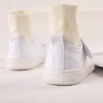 طفل / طفل حذاء قماش أبيض عارضة  image 5