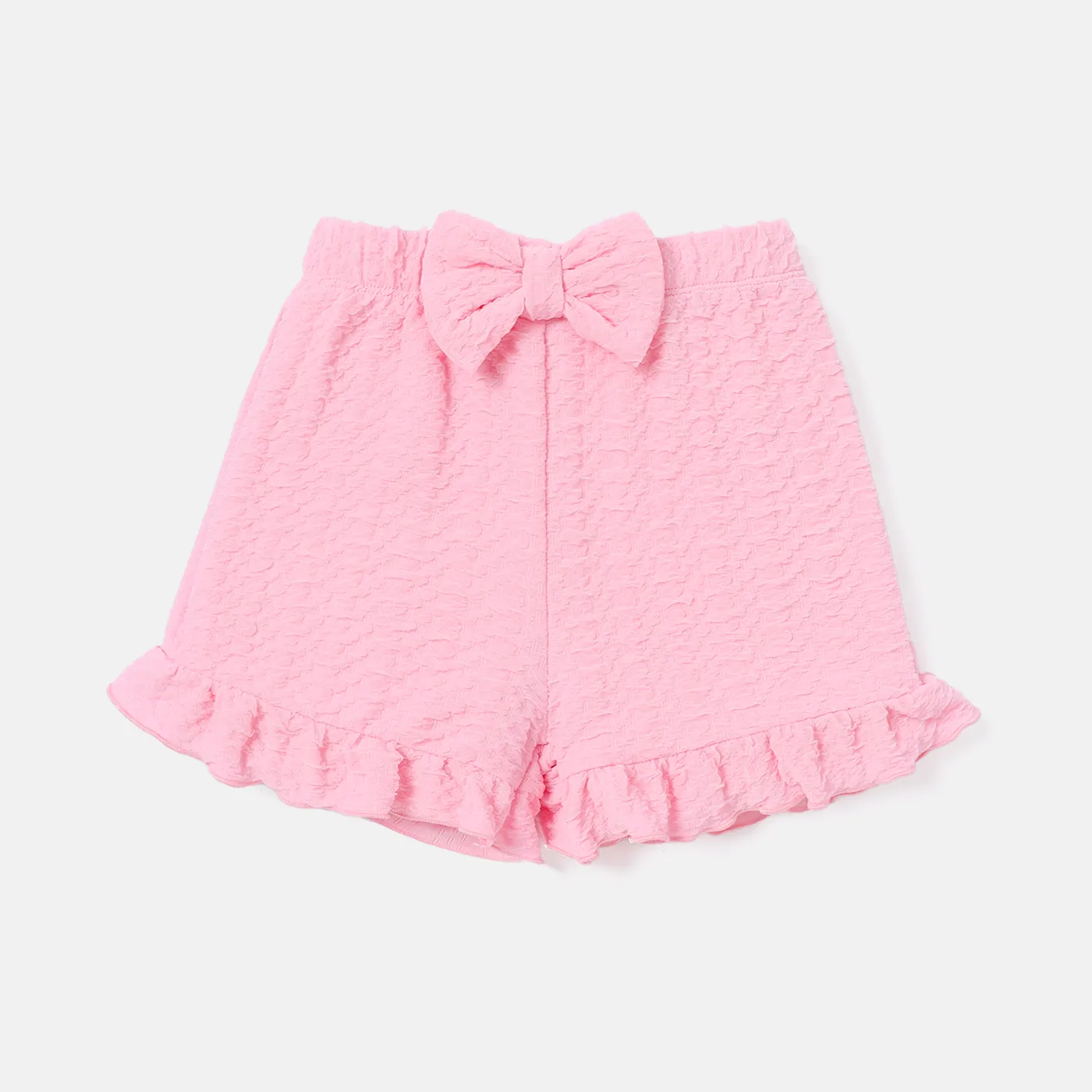 Bambino piccolo Ragazza Ipertattile Essenziale Pantaloncini Rosa big image 1