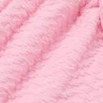 Toddler Girl Solid Color Bowknot Design Elasticized Shorts Pink image 5