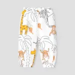 Baby Boy/Girl 100% Cotton Crepe Allover Animal Print Pants  image 2