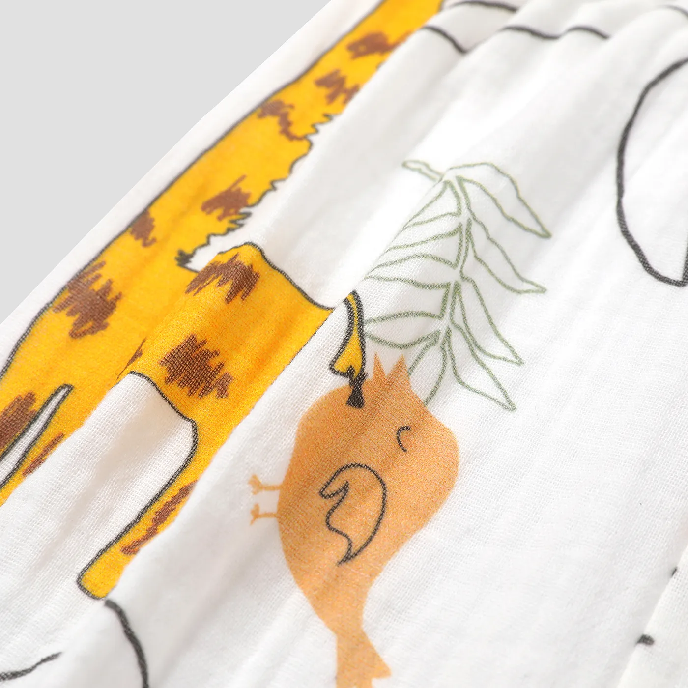 Baby Boy/Girl 100% Cotton Crepe Allover Animal Print Pants  image 5