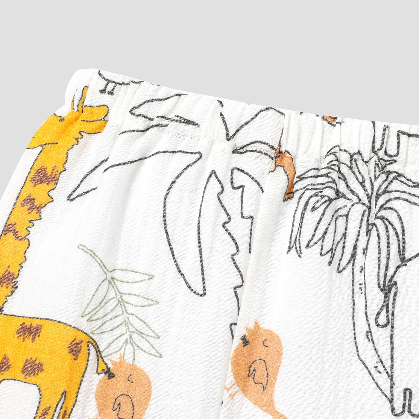 Baby Boy/Girl 100% Cotton Crepe Allover Animal Print Pants  image 3