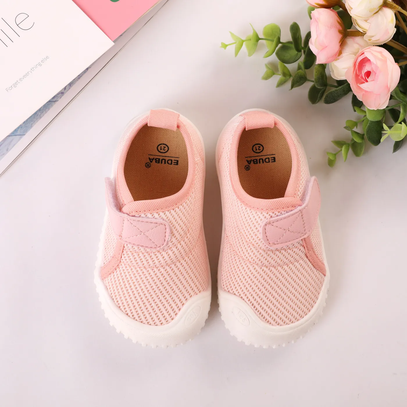 Toddler Lightweight Breathable Pink Casual Shoes