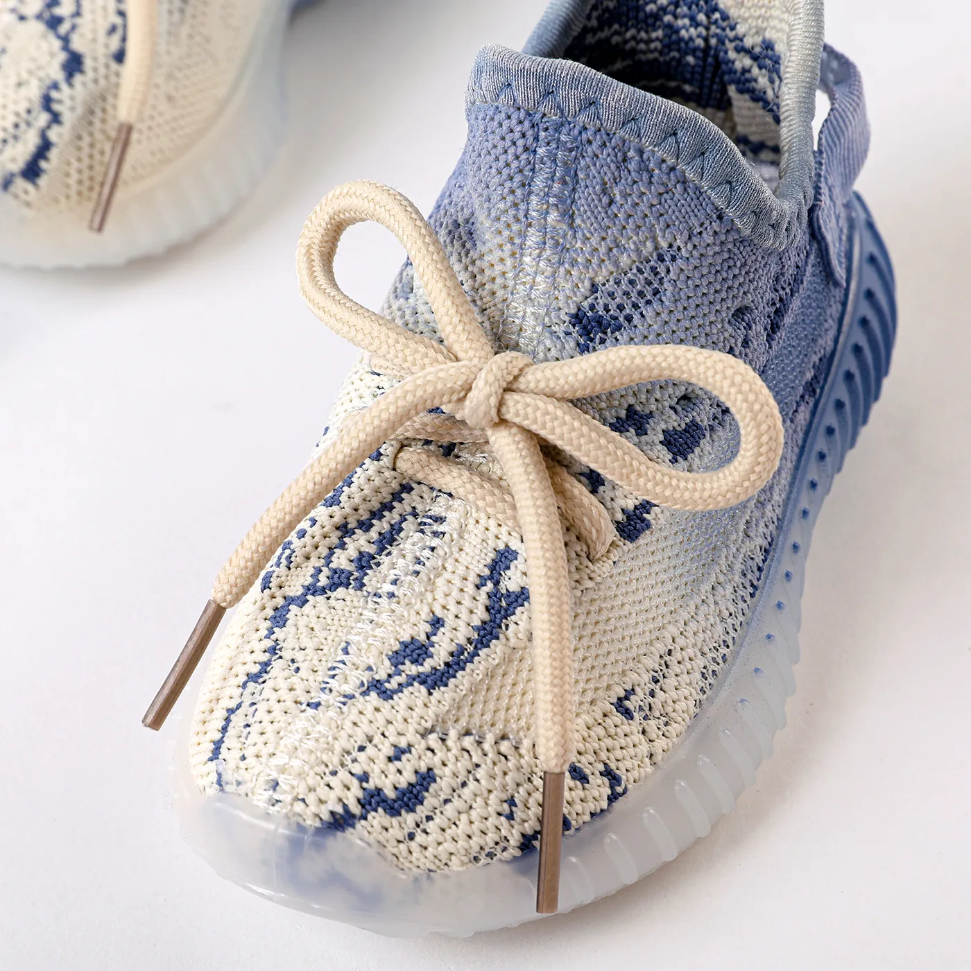 Kid Breathable Mesh Sports Shoes Blue image 4