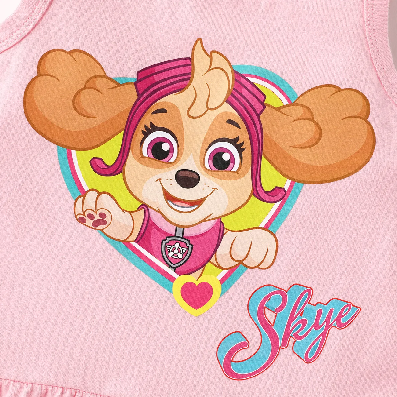 Helfer auf vier Pfoten Ostern Kleinkinder Mädchen Süß Hund Kleider rosa big image 1