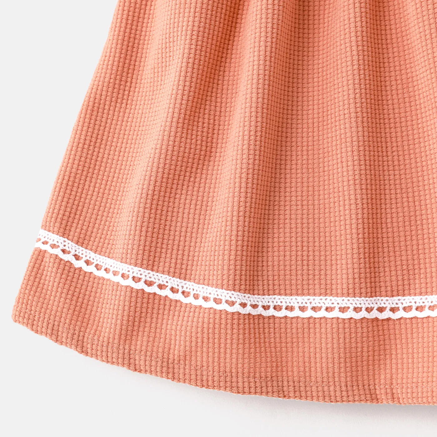 Baby Girl Bird Embroidered Sleeveless Dress Pink image 5