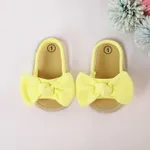 Baby / Toddler Bow Decor Slingback Prewalker Shoes Yellow