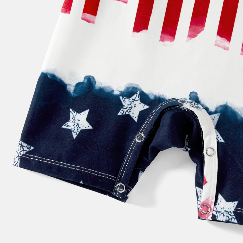 Independence Day Family Matching Allover Star Print Naia™ Cami Dresses and T-shirts Sets big image 4