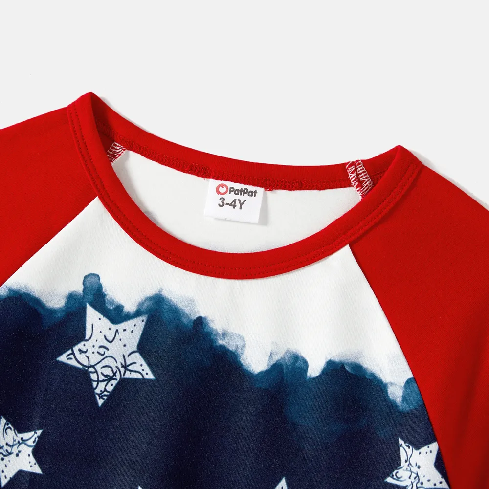 Independence Day Family Matching Allover Star Print Naia™ Cami Dresses and T-shirts Sets big image 7