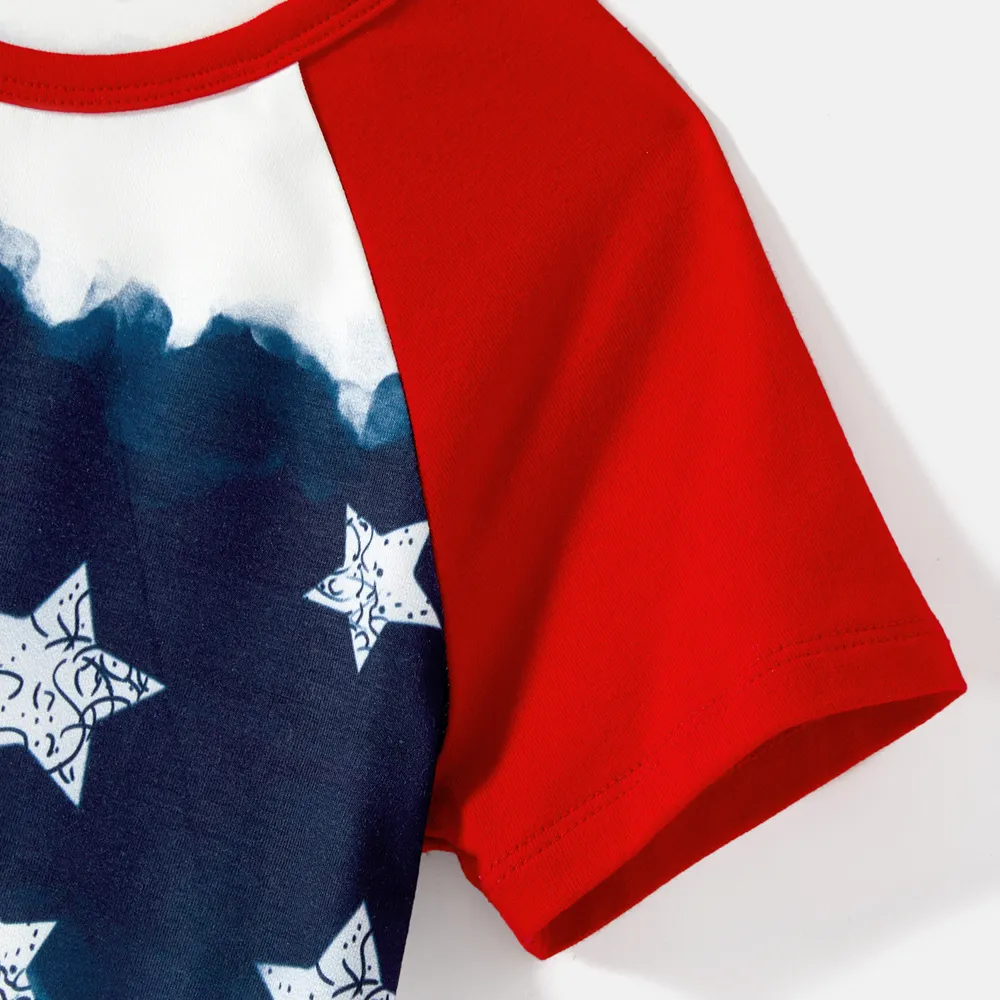 Independence Day Family Matching Allover Star Print Naia™ Cami Dresses and T-shirts Sets  big image 8