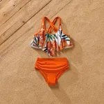 Family Matching Tropical Plant Print Two-piece Swimsuit and Swim Trunks Shorts  image 6
