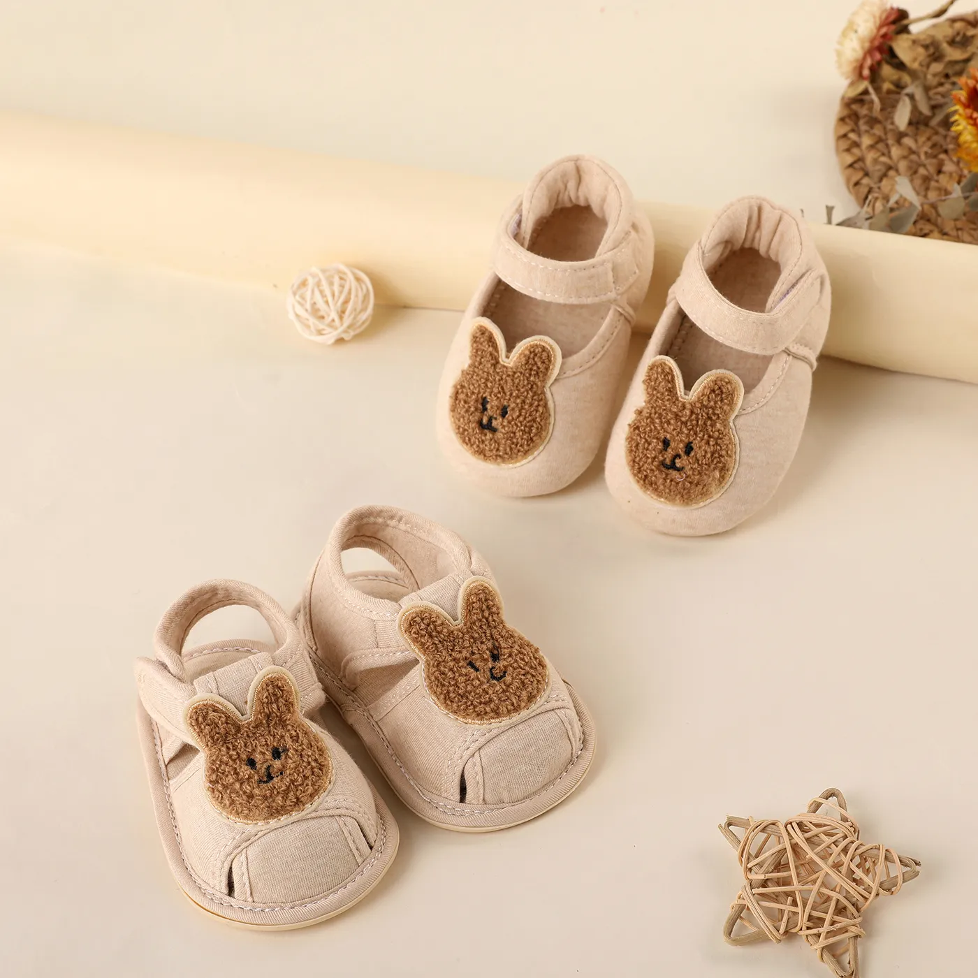 Bebé Unissexo Infantil Estampado animal Calçado para bebé Cor de Caqui image 4