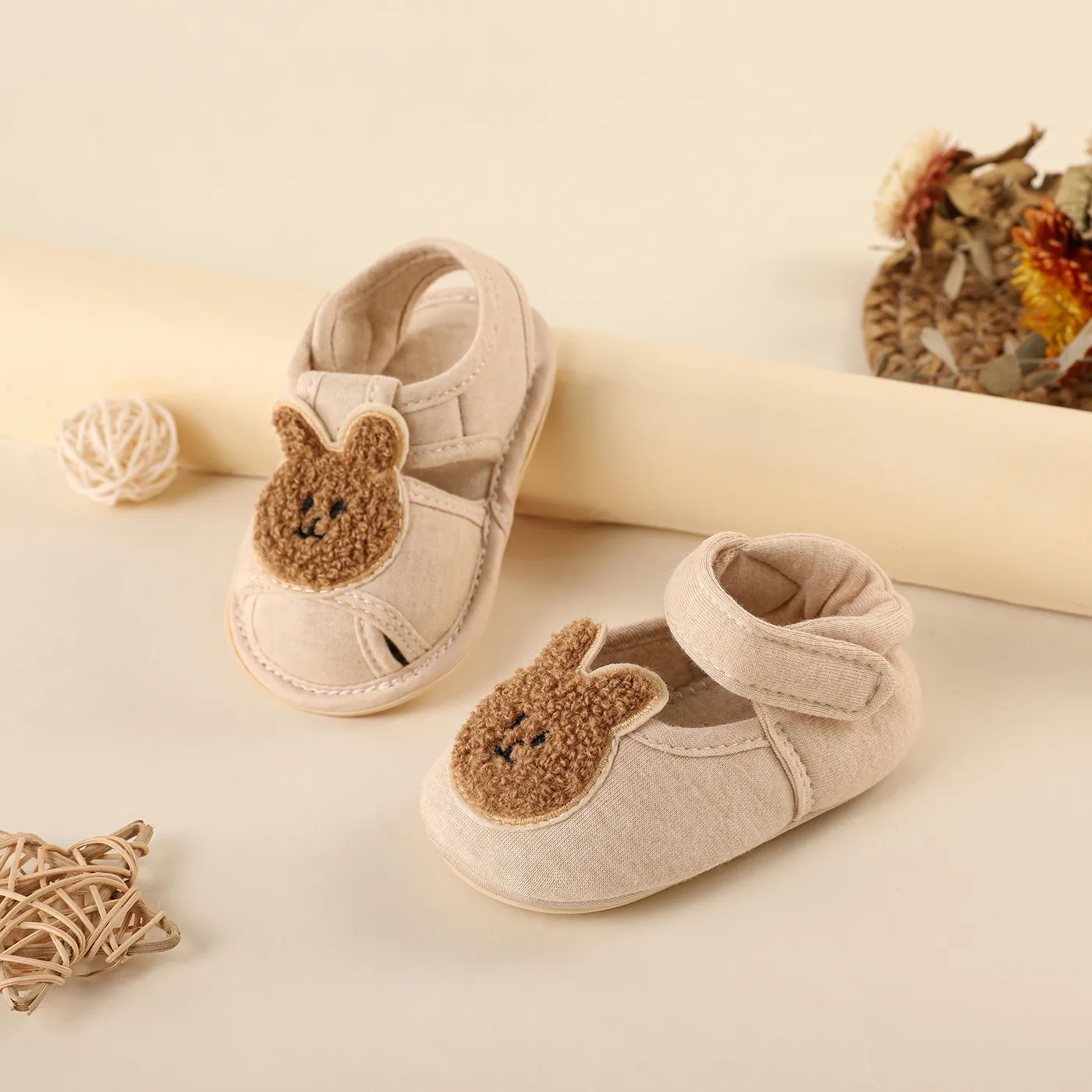 Bebé Unissexo Infantil Estampado animal Calçado para bebé Cor de Caqui image 5