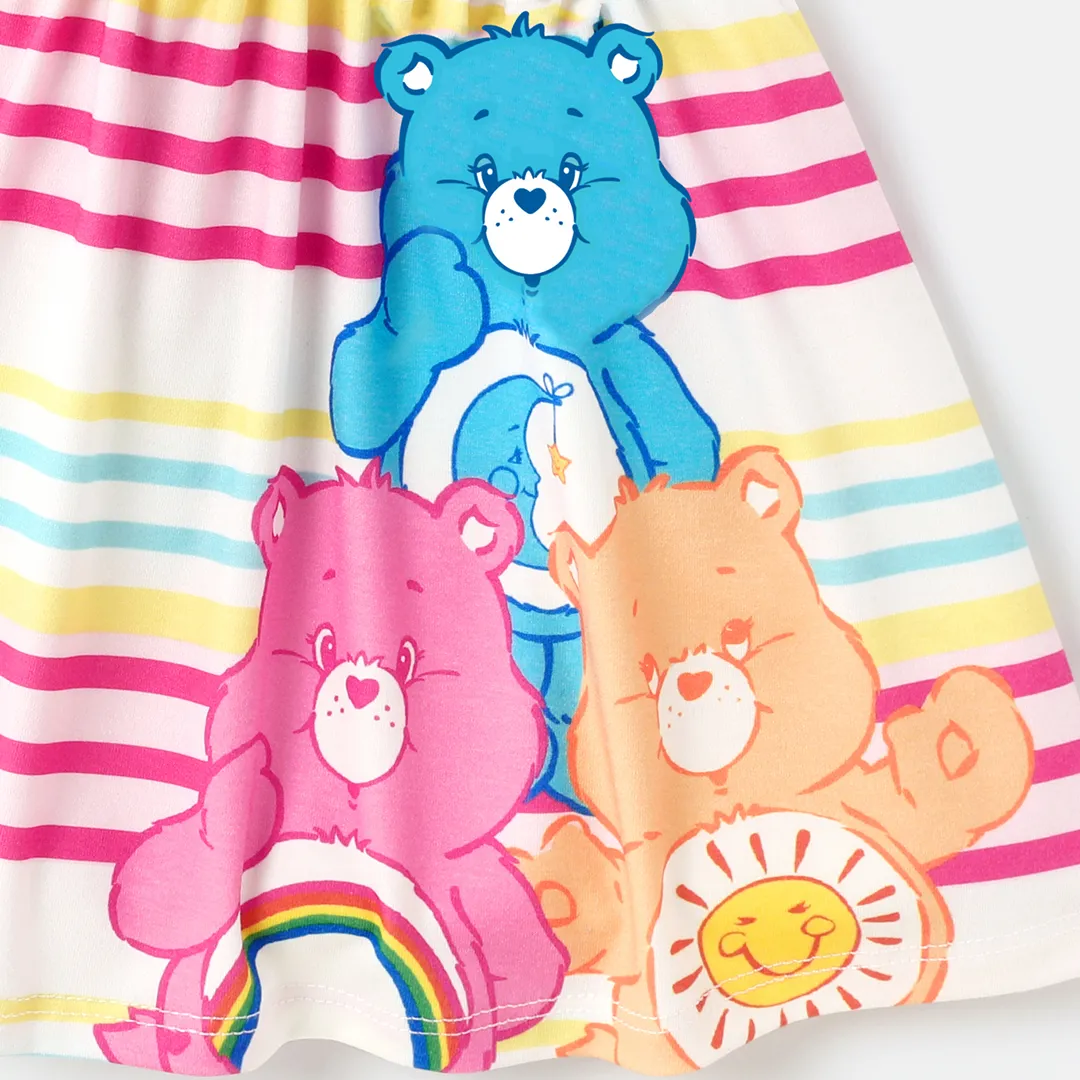 care bears 女嬰彩色條紋或全身印花吊帶裙  image 3