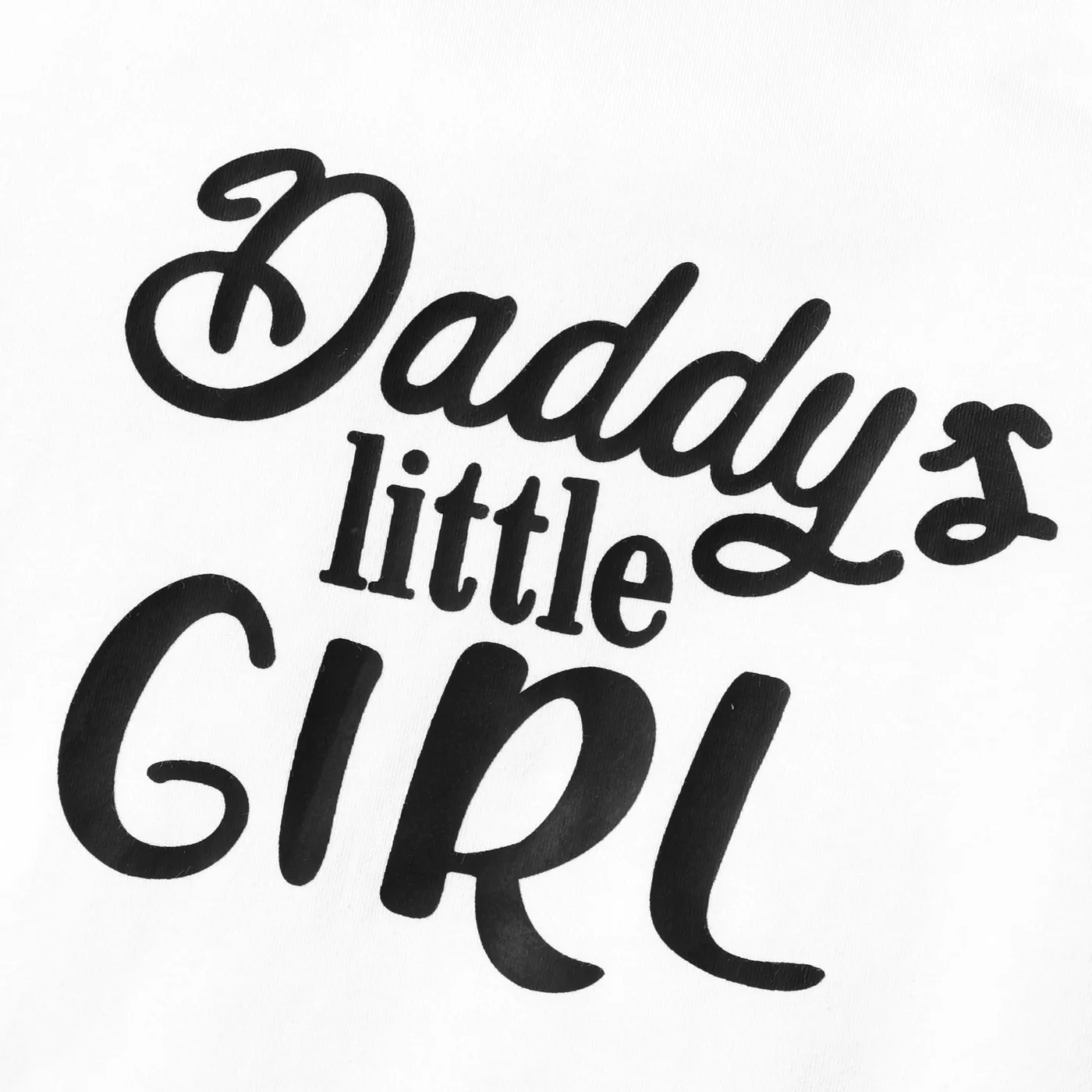 2pcs Kid Girl Letter Print Short-sleeve Tee and Plaid Skirt Set  image 3