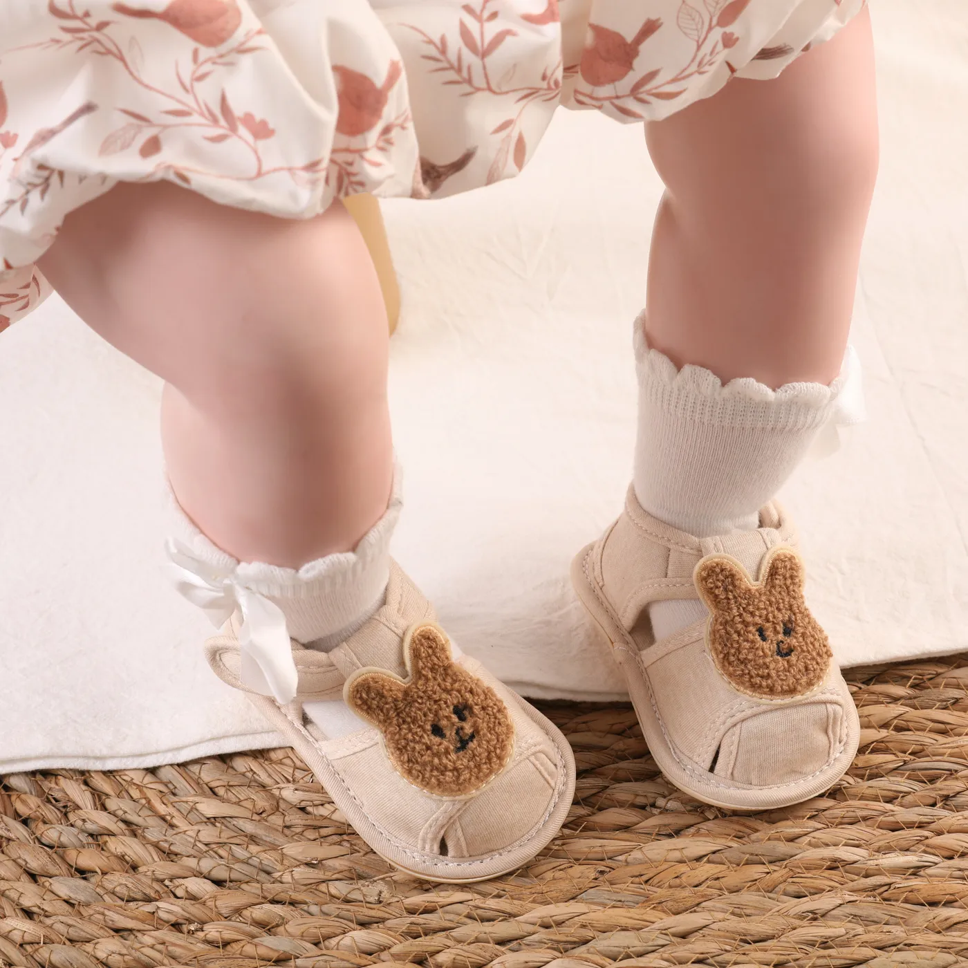 Bebé Unissexo Infantil Estampado animal Calçado para bebé Cor de Caqui image 2