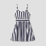 Toddler/Kid Girl Stripe Belted Slip Dress  image 2