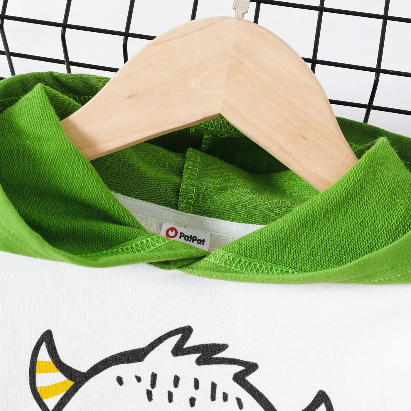 Toddler Boy Animal Print Colorblock Hoodie Sweatshirt  image 4