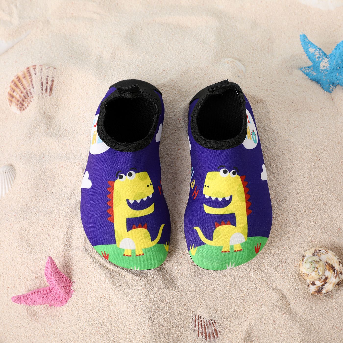 Toddler / Kid Dinosaur Pattern Slip-on Aqua Socks
