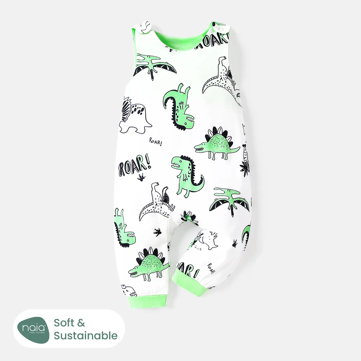 Naia™ Baby Boy Allover Dinosaur Print Tank Jumpsuit