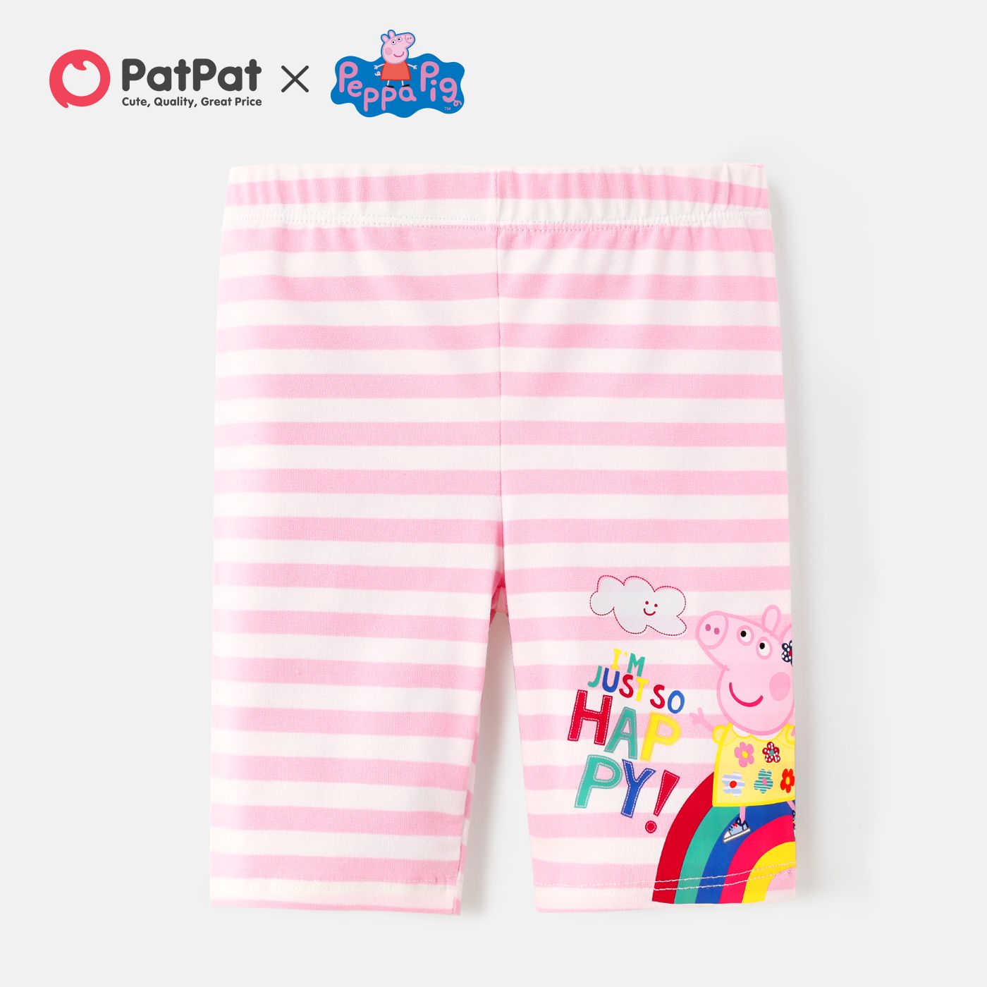 

Peppa Pig Toddler Girl Character Print Short-sleeve Cotton Tee or Shorts