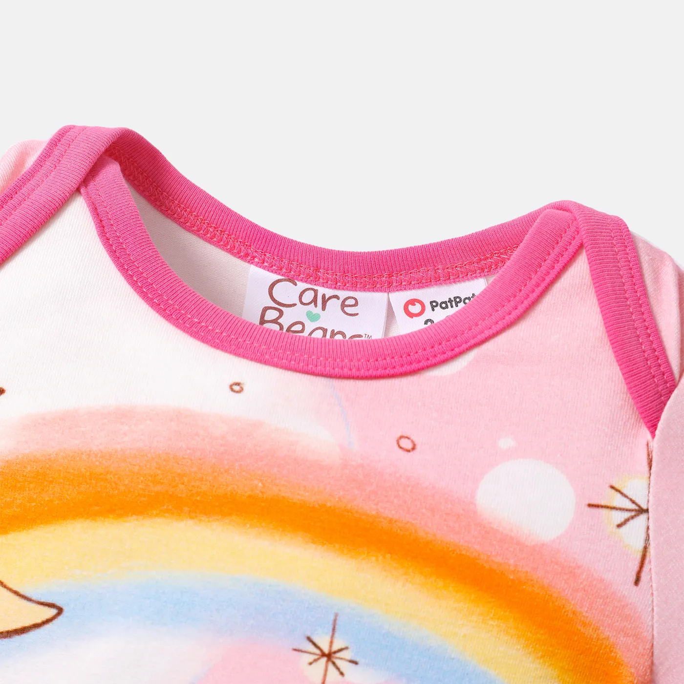Care Bears Baby Boy/Girl Short-sleeve Bear Print Jumpsuit  image 5