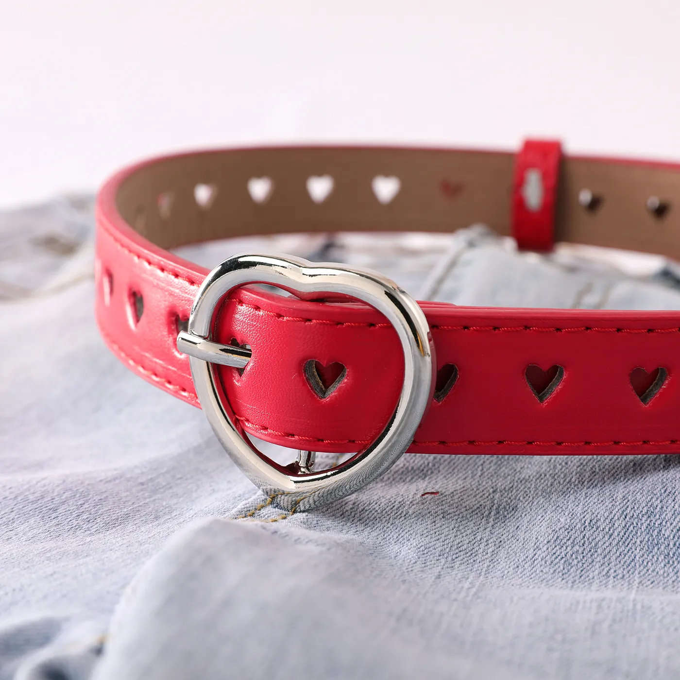 Kids Fashion Hollow Heart Shaped Heart Buckle Belt Only CAD 9.63 PatPat CA Mobile