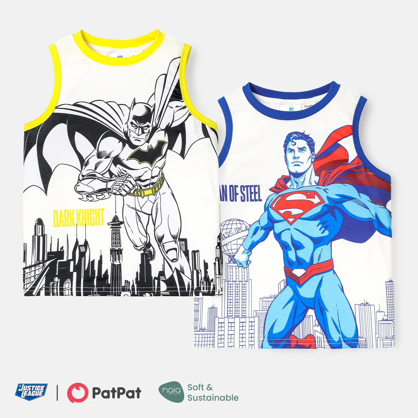 Justice League Kid Boy Naia Sleeveless Tee