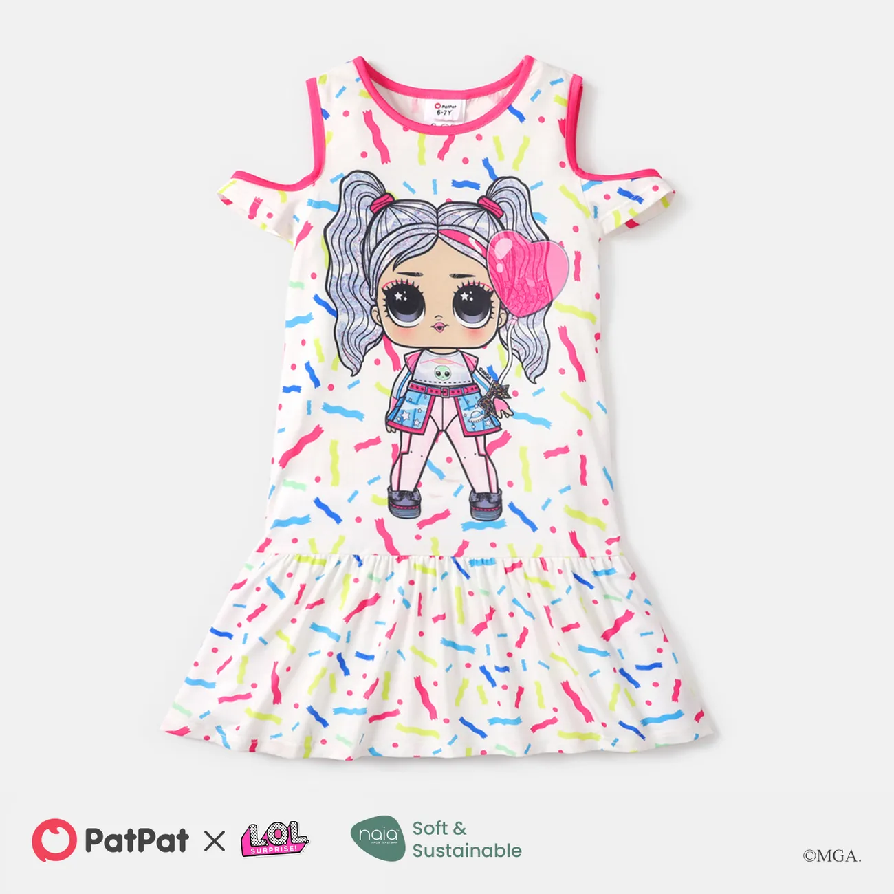 L.O.L. SURPRISE! Kid Girl Naia™ Dress Colorful big image 1
