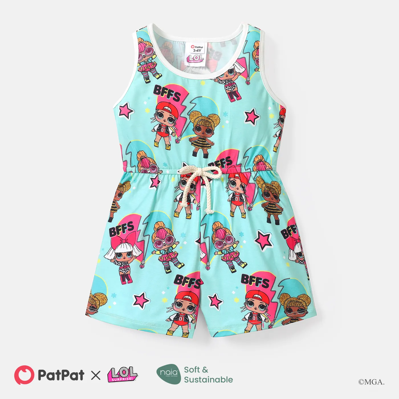 L.O.L. SURPRISE! Toddler Girl Naia™ Character Print Romper  image 1