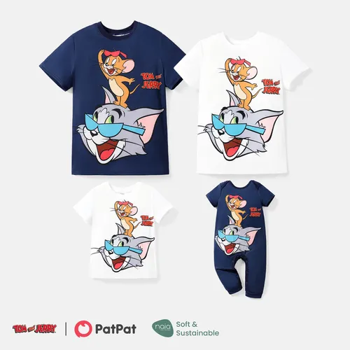 Tom and Jerry Family Matching Graphic Print Short-sleeve Naia™ Tee