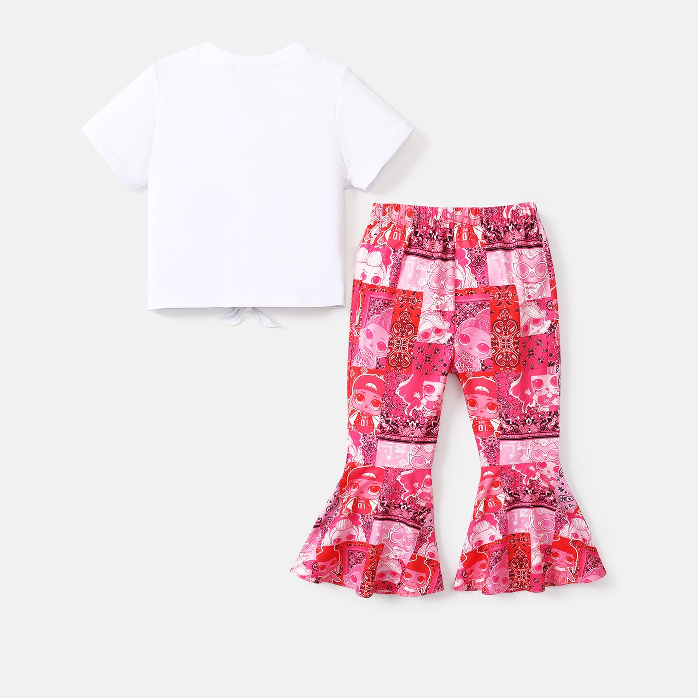 

Licensed Characters Toddler/Kid Girl 2pcs Top and Flared Pants Set