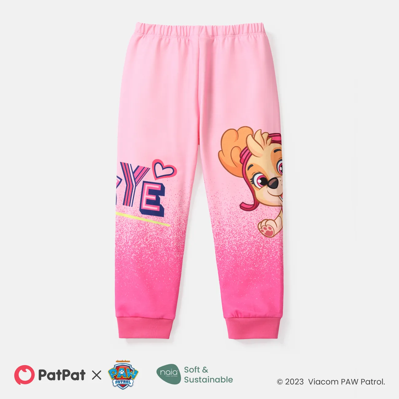PAW Patrol Toddler Boy/Girl Naia Colorblock Elasticized Pants big image 1