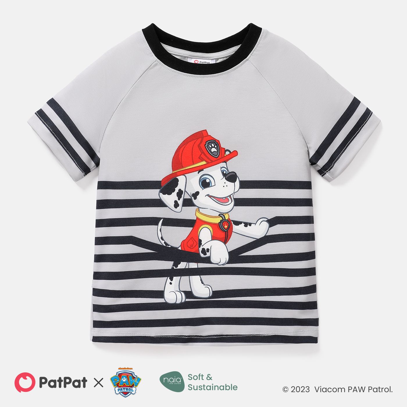 

PAW Patrol Toddler Boy/Girl Naia Striped Short-sleeve Cotton Tee