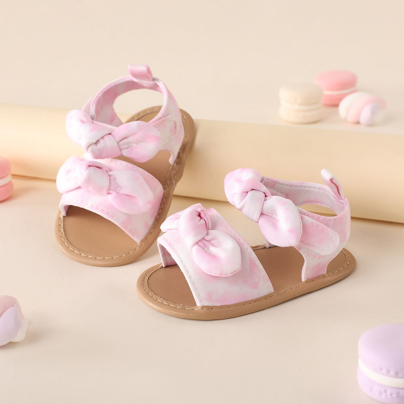 

Baby/Toddler Bow Decor Prewalker Sandals