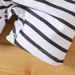 2pcs Baby Boy/Girl 100% Cotton Animal Print Striped Short-sleeve Romper & Hat Set  image 5