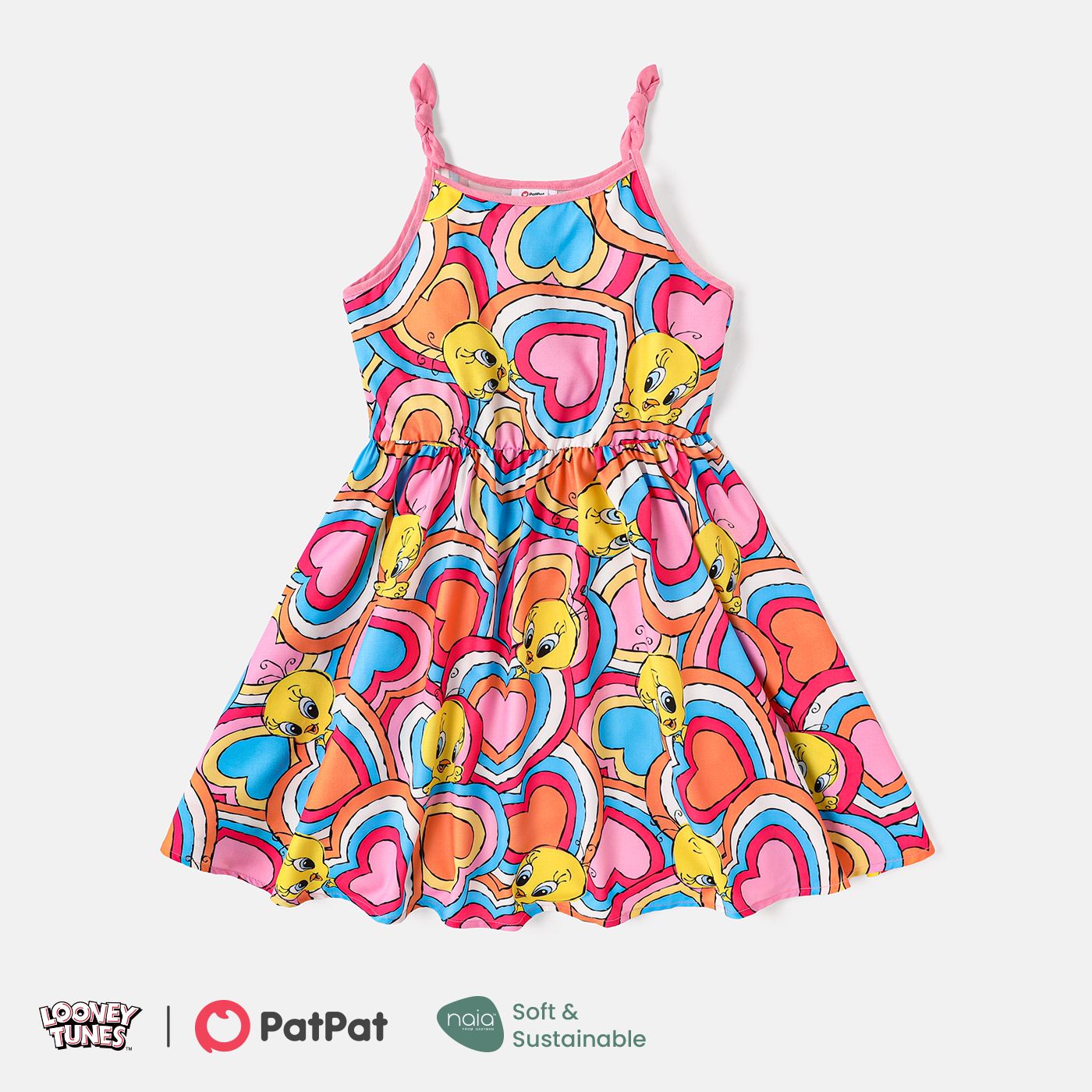 

Looney Tunes Kid Girl Bowknot Design Slip Dress