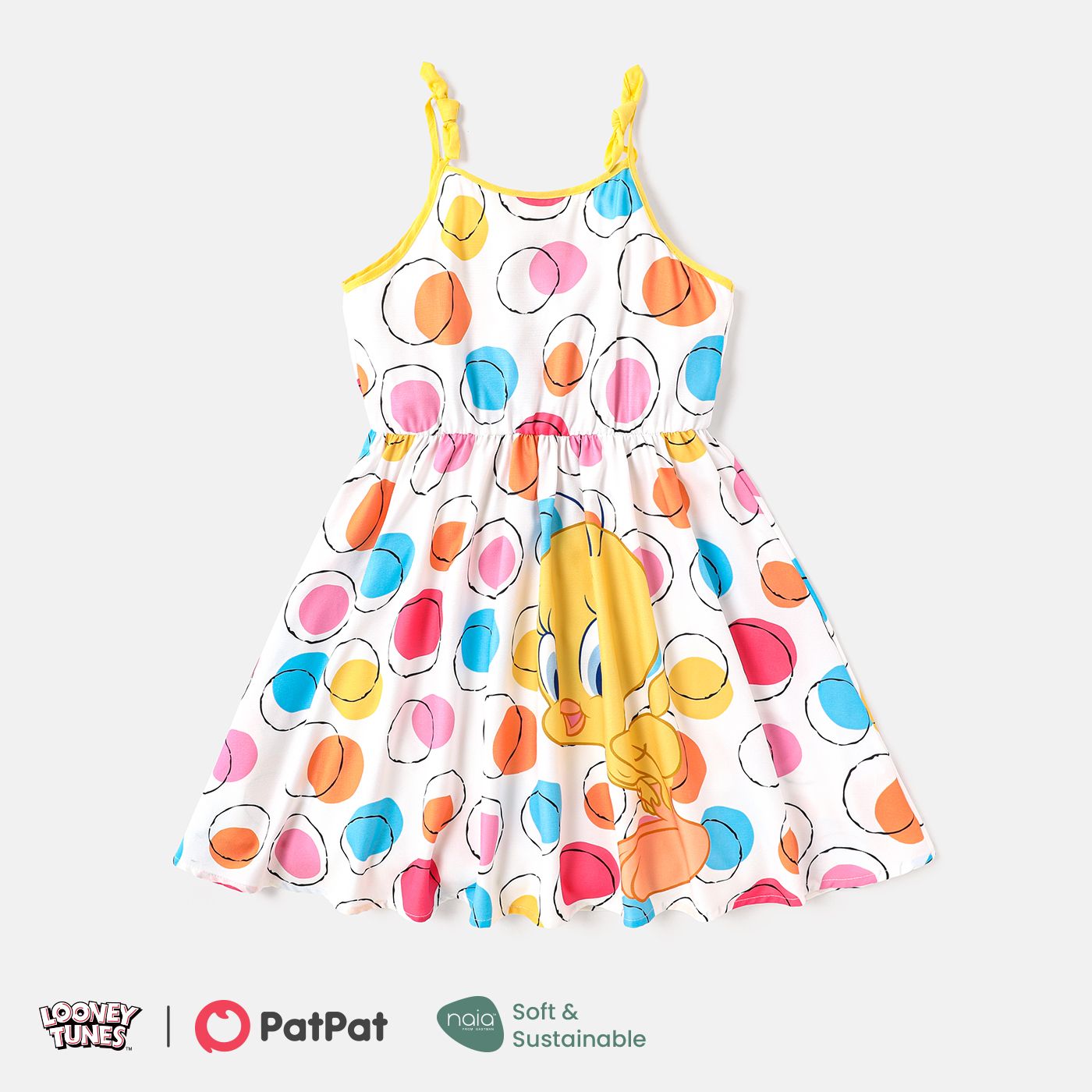 

Looney Tunes Kid Girl Bowknot Design Slip Dress