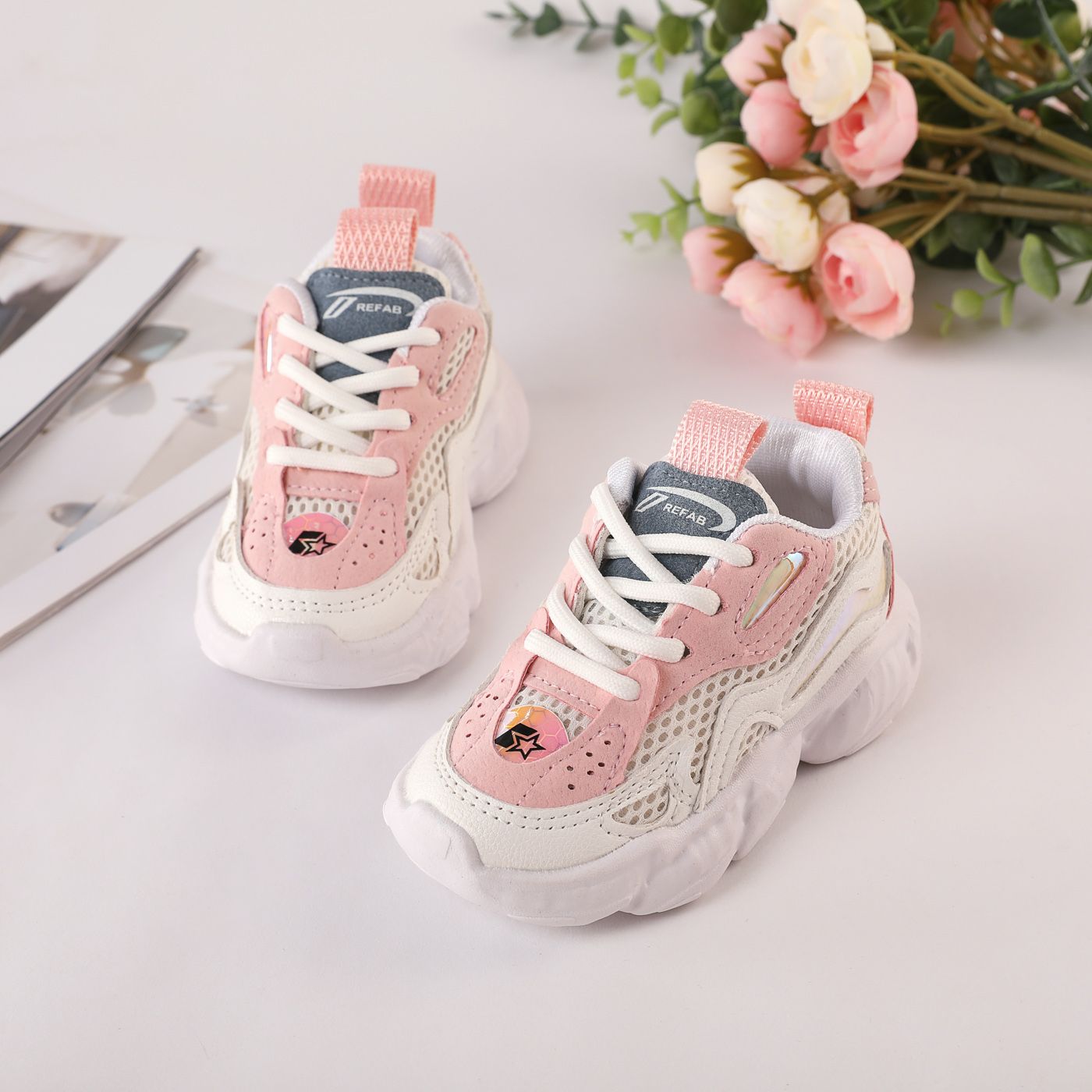 

Toddler/Kid Breathable Texture Sport Shoes