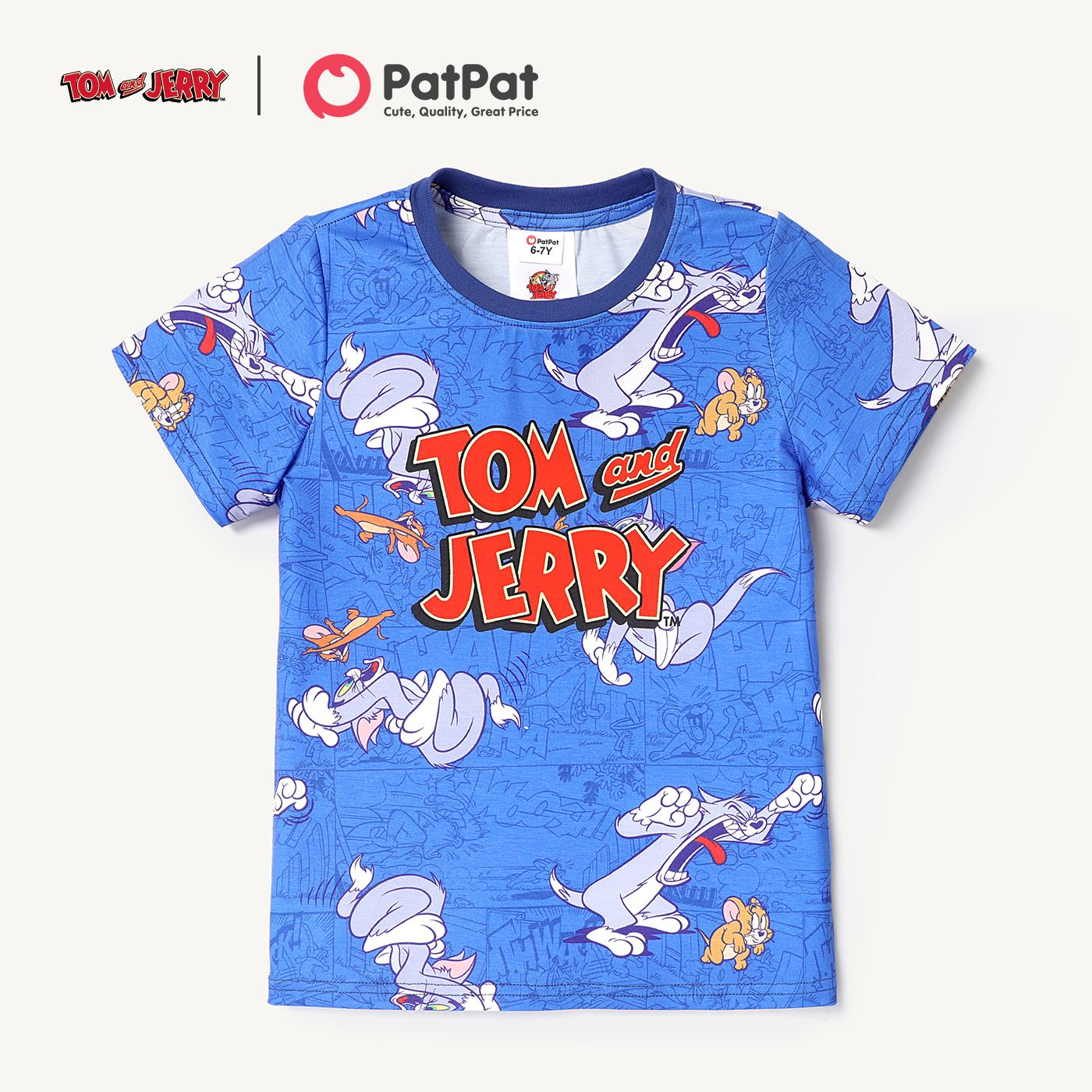 

Tom and Jerry Kid Boy Allover Short-sleeve Tee