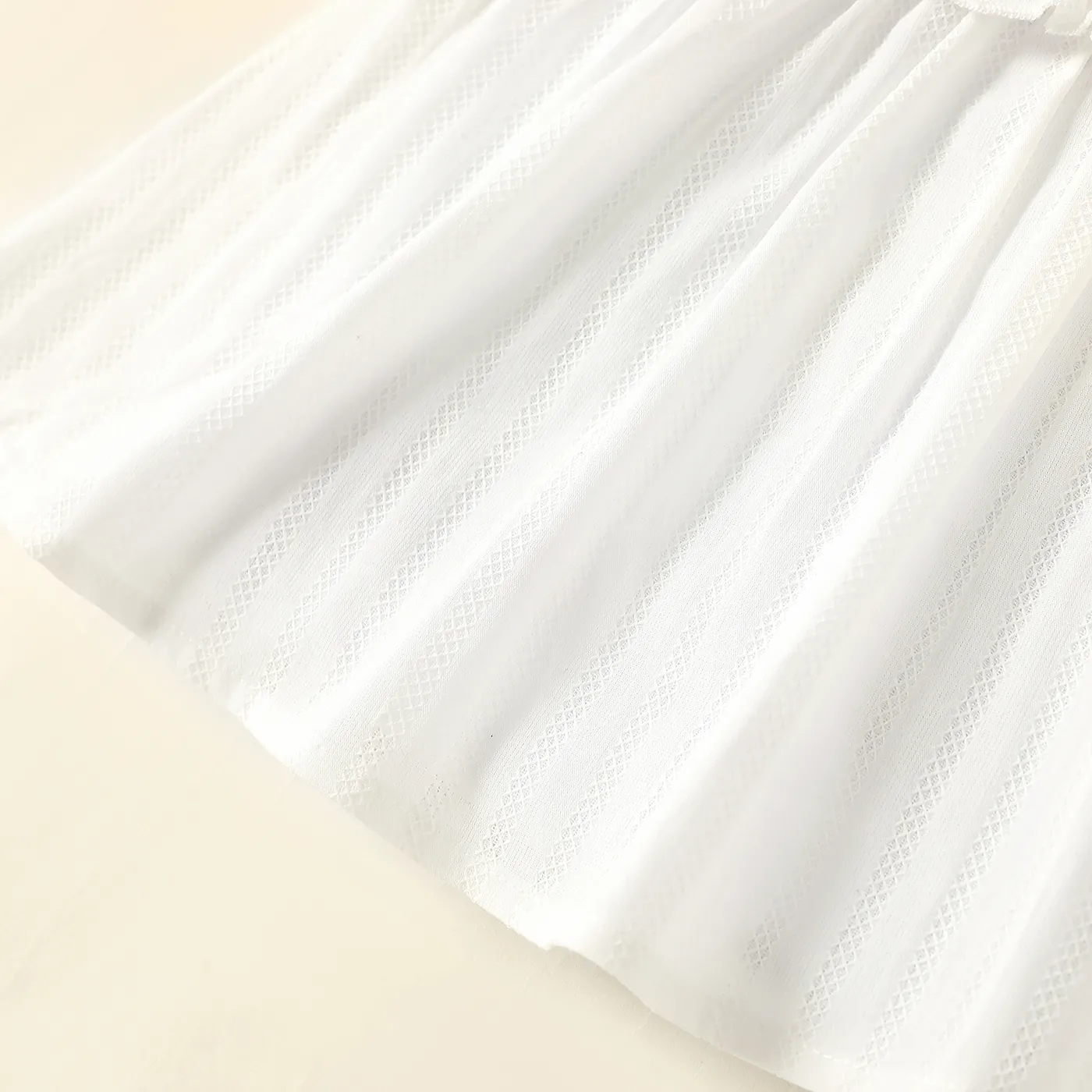 Baby Girl 100% Cotton Floral Embroidered Ruffle Sleeveless Blouse  big image 7