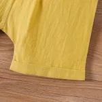 2pcs Toddler Boy 100% Cotton Allover Print Lapel Collar Shirt and Elasticized Shorts Set  image 5