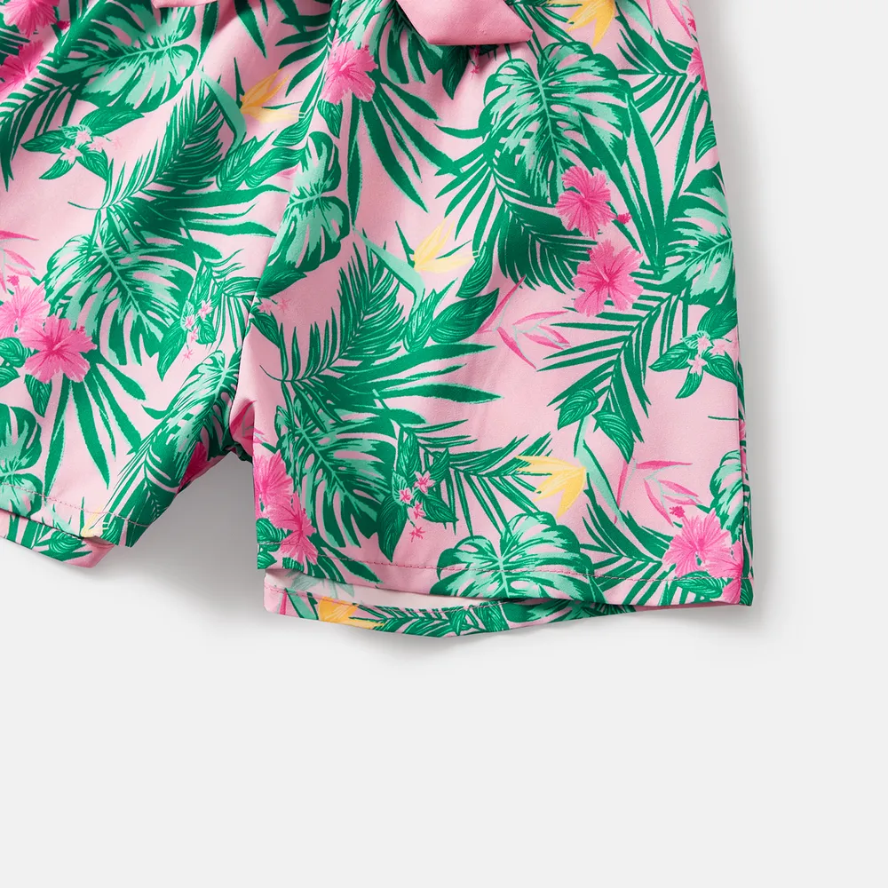 Looney Tunes Mommy and Me Allover Print Halter Belted Rompers big image 10