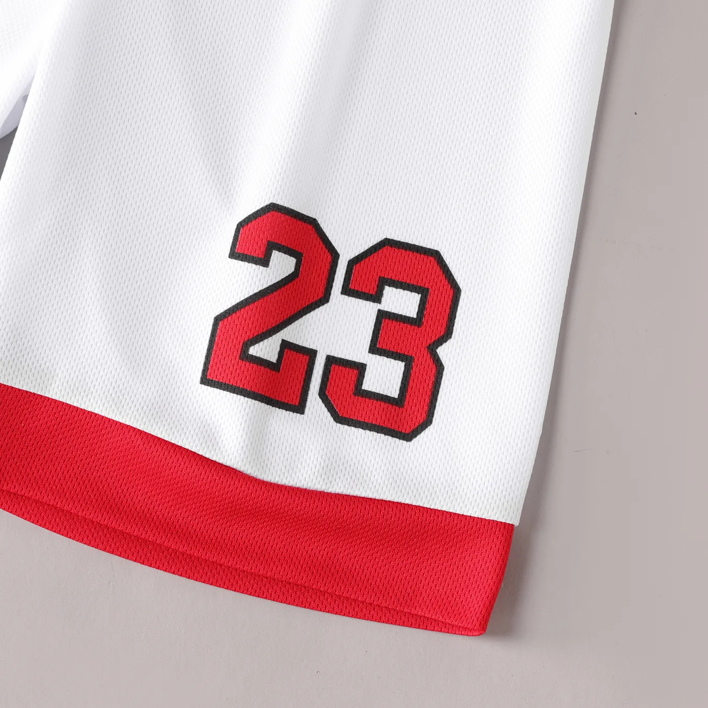 2Pcs Kid Boy Letter & Number Print Sports Tank Top and Shorts Set  image 4