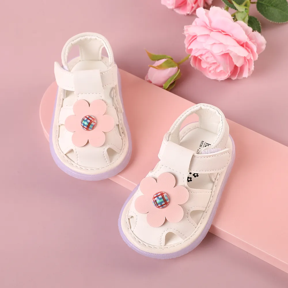 Baby / Toddler Floral Decor LED Prewalker Shoes  big image 1