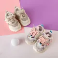 Toddler Letter Print Breathable Textured Sneakers  image 2
