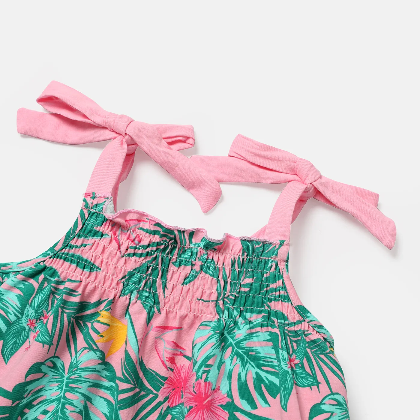 PAW Patrol Toddler Girl 2pcs Cotton Floral Print Smocked Camisole and Shorts Set  image 3